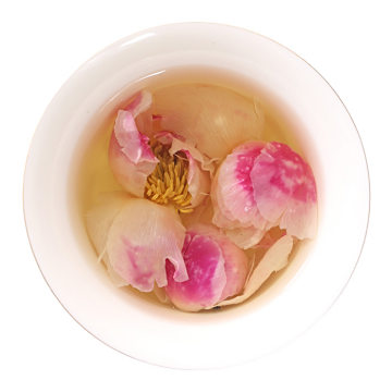 牡丹花茶叶底