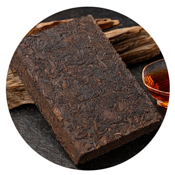 紫金砖普洱茶外形